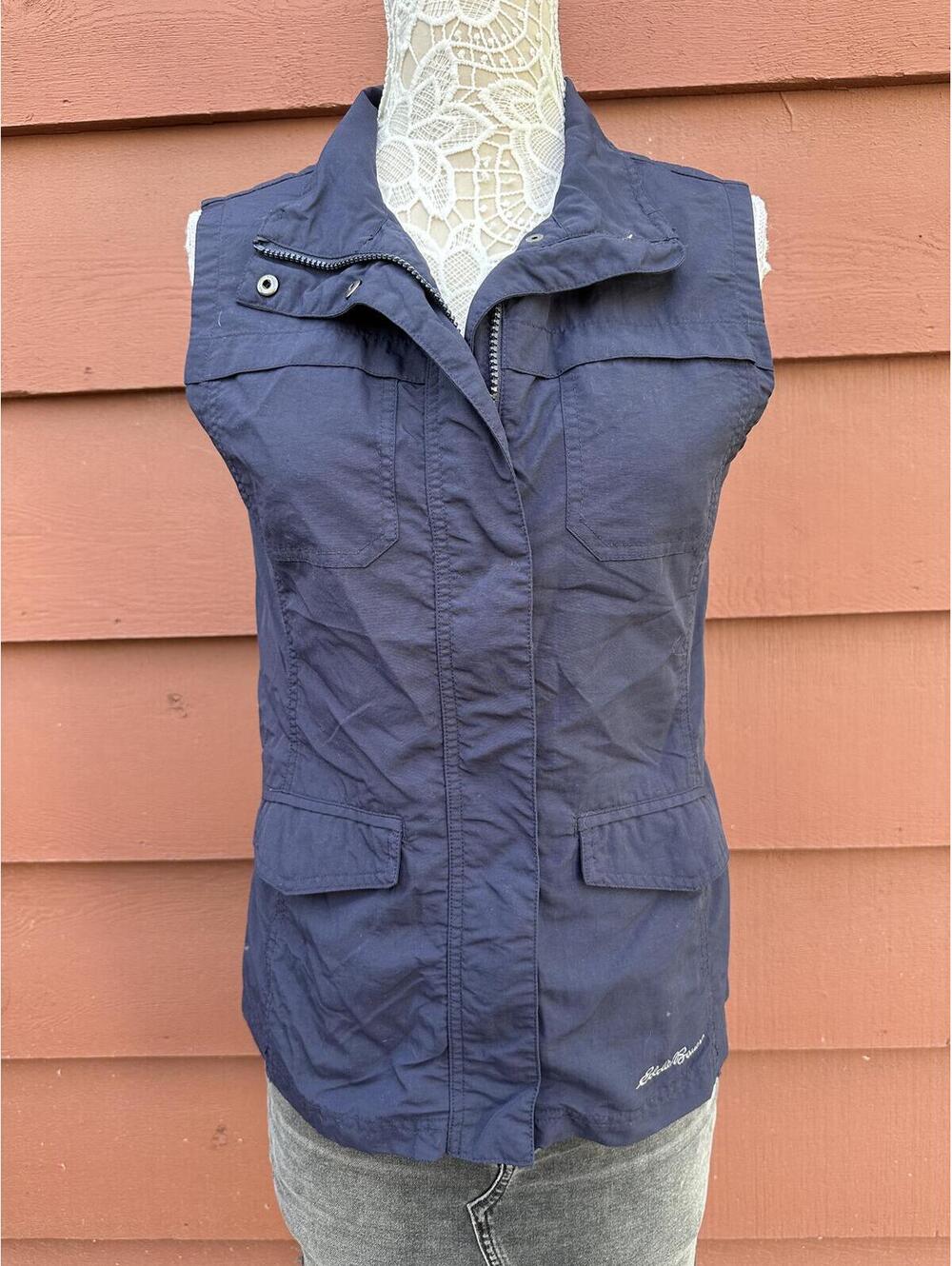 Eddie Bauer Navy Utility Vest